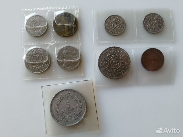 Монеты зарубежные разные