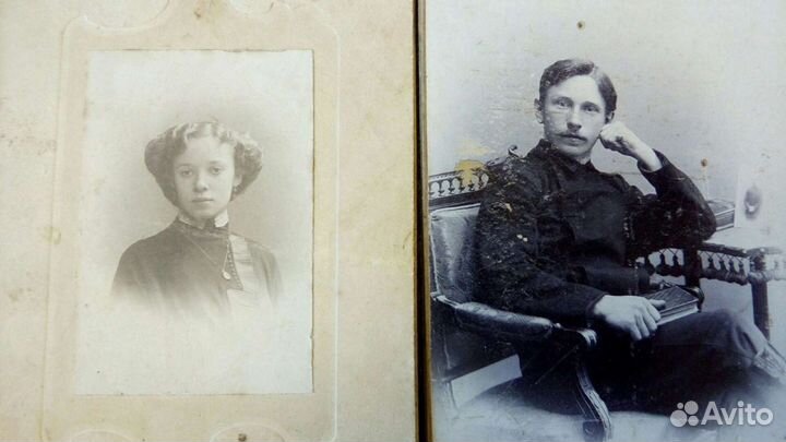 Старинные фото 3 штуки