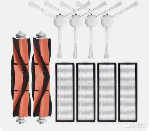 Для робота пылесоса насадки:щётки, фильтры