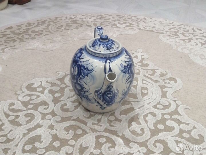 Чайник заварочный гжель