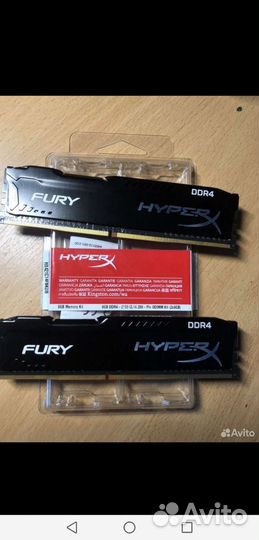 Оперативная память HyperX Red ddr4 2133 Mhz 8GB