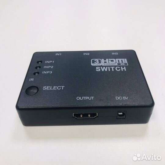 Разветвитель hdmi Swicth+Remote, 1 выход 3 входа