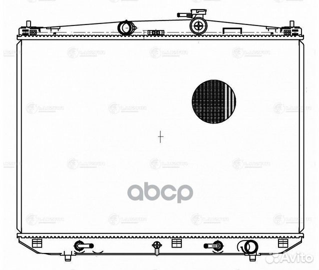 Радиатор охл. для а/м Toyota Highlander (13) 3.5