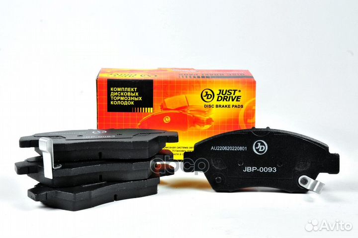 Колодки тормозные, передние D5070MH JBP0093 Jus