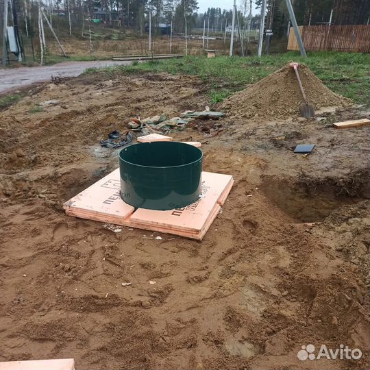 Установка септика под ключ
