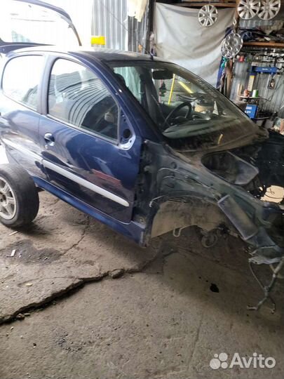 Передние лонжероны на Пежо 206