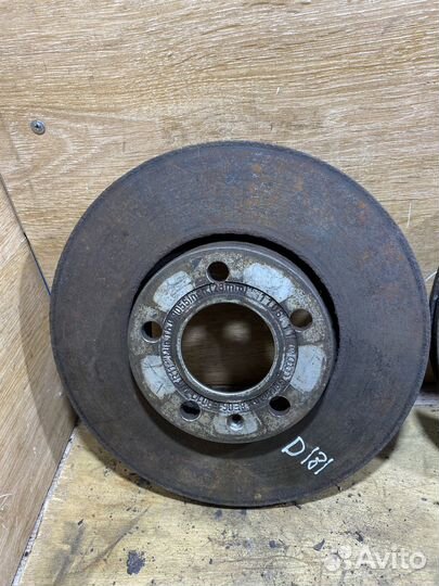 Комплект передних тормозных дисков Audi A4 B6 D181