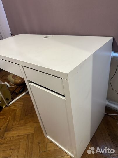 Письменный стол IKEA micke mikke микке белый