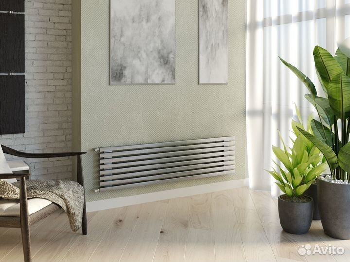 Радиатор дизайнерский горизонтальный Vr Q40 H