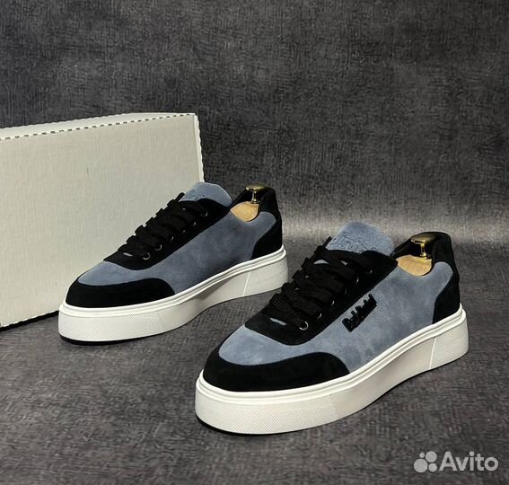 Кроссовки мужские кожаные baldinini