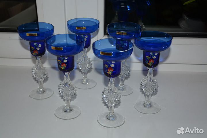 Фужеры/подсвечники хрустальные