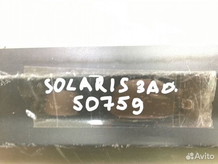 Накладка бампера задняя Hyundai Solaris 2