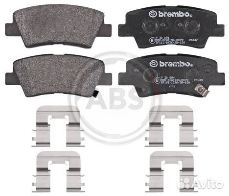 Колодки тормозные дисковые зад