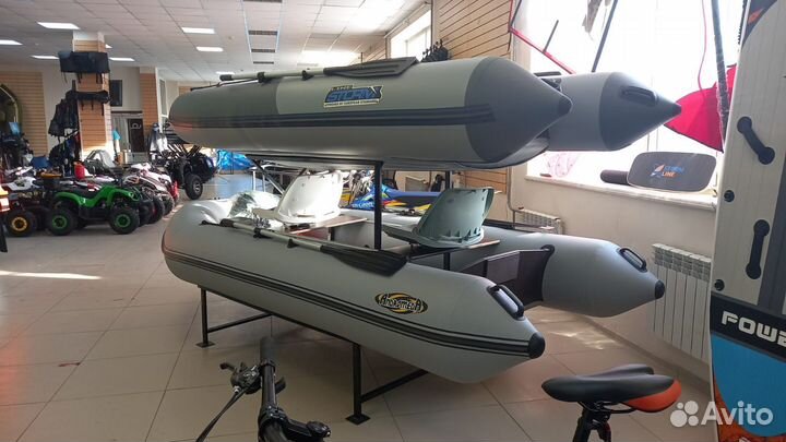 Лодка пвх Andromeda 335 серая