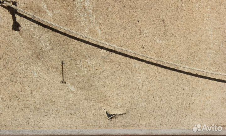 Старая картина холст,масло 110*77