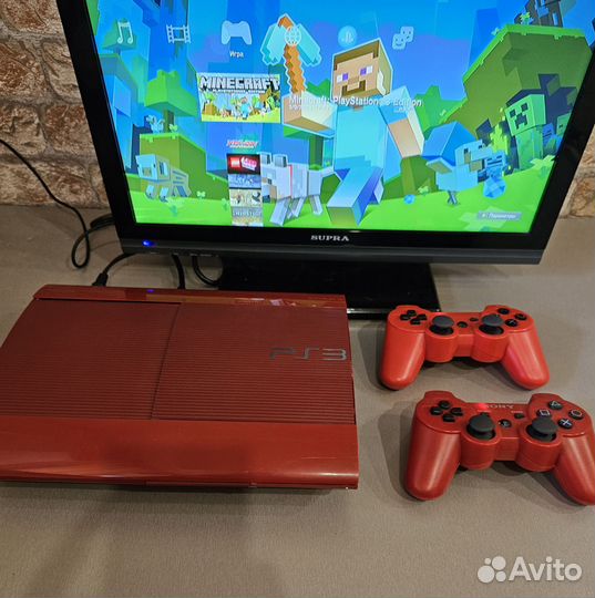 Sony playstation 3 super slim 500gb прошитая+43игр