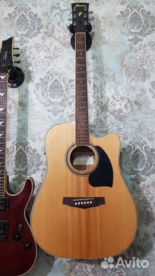 Электроакустическая гитара Ibanez pf15ece-NT