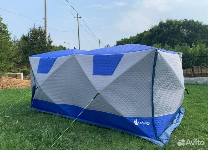 Палатка для зимней рыбалки-Летняя мобильная баня