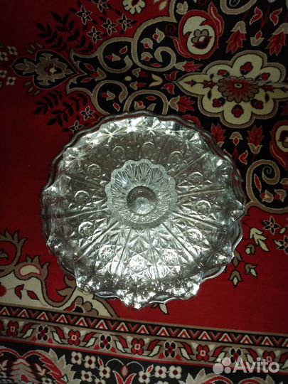 Вазы, ваза-тортница, редкие, Богемия, винтаж