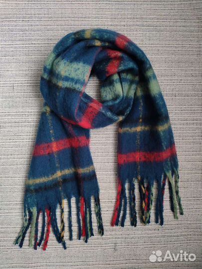 Шарф / палантин женский / мужской в клетку