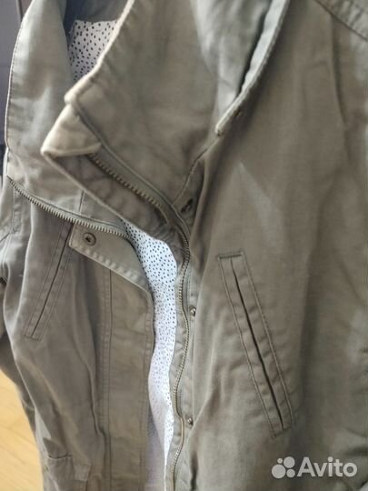 Куртка-парка их хлопка для девочки 152-158