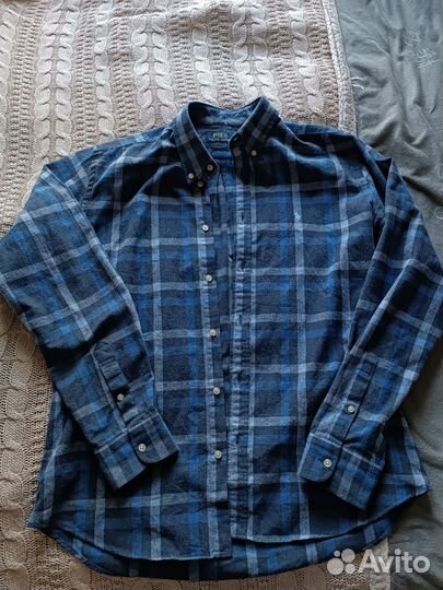 Рубашка Polo Ralph Lauren синяя