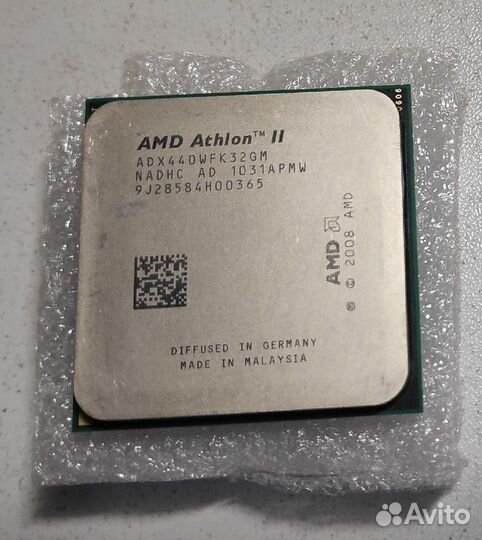 Процессор AMD Athlon II X3 440 AM3 3 x 3000 мгц
