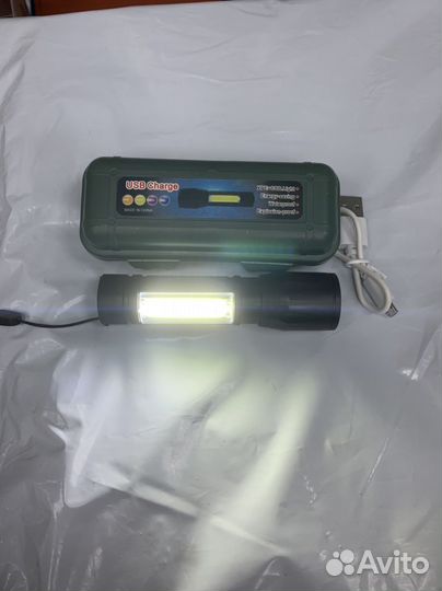 Фонарик светодиодный аккумуляторный