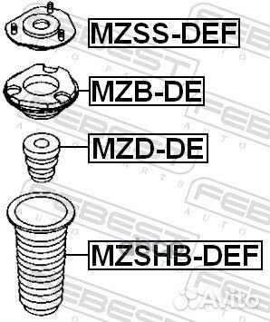 Пыльник амортизатора mzshb-DEF mzshb-DEF Febest