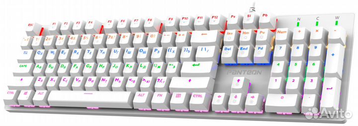 Механическая клавиатура С led-подсветкой rainbow p