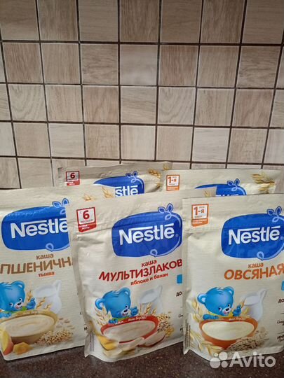 Молочные каши нестле