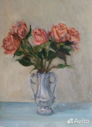 Натюрморт с розами
