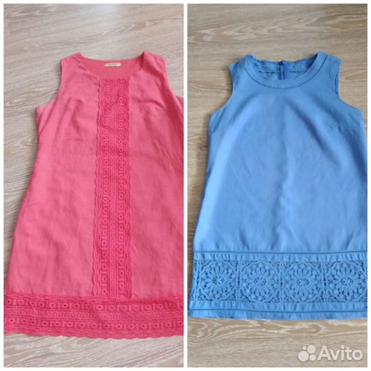 Турция. Лён. Летнее платье. 50-52 размер