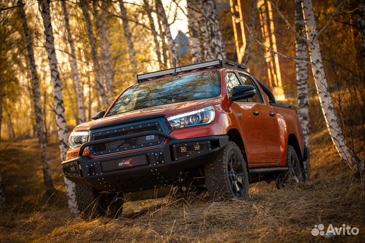 Бампер силовой BMS alfa Тойота Хайлюкс Рево 2018+