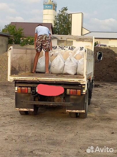 Чернозём перегной песок щебень отсев