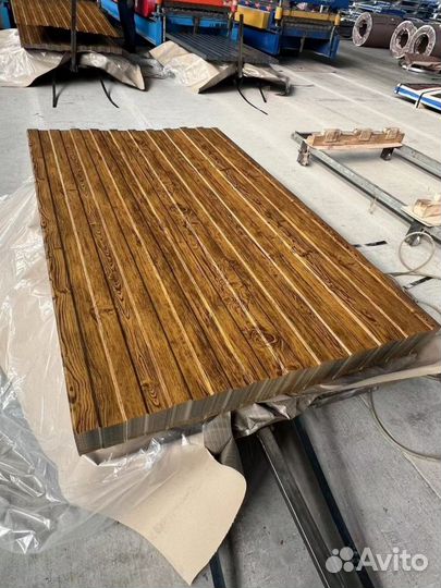 Профлист под дерево 2х1,2 Цена за лист