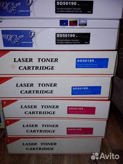 AcuLaser C1100 Epson C1100/CX11 катриджи