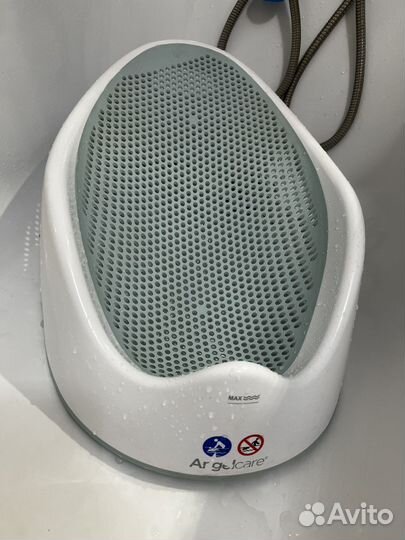 Горка для купания angelcare голубая