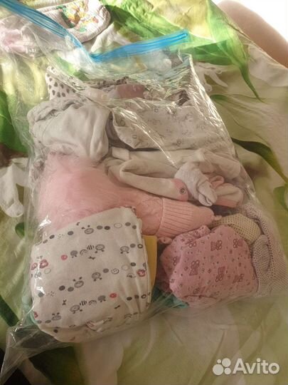 Вещи пакетом на девочку