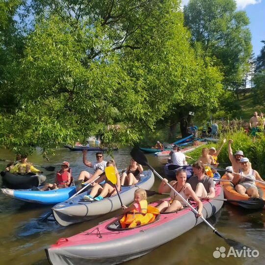 Байдарка надувная Хатанга 2 и 3 Тревел, прокат