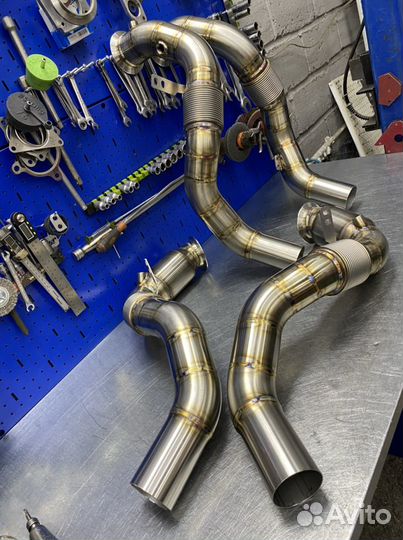 Даунпайп Bmw x5m/x6m(f85/86), 50i, n63/s63