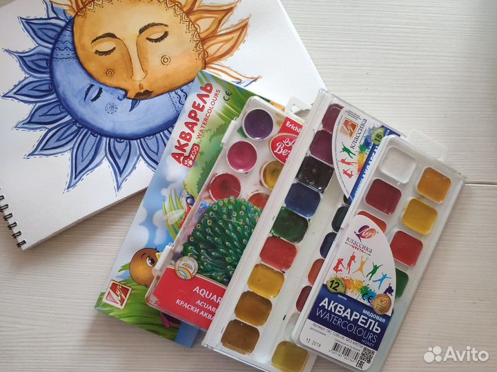Акварель Краски