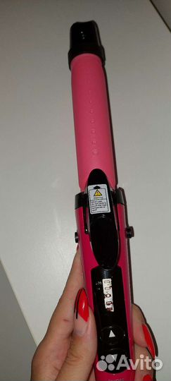 Щипцы для завивки волос с гафре nova