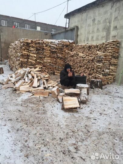 Дрова колотые газель или ЗИЛ