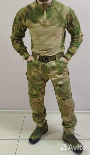 Тактический костюм Комбат (мох) с защитой суставов
