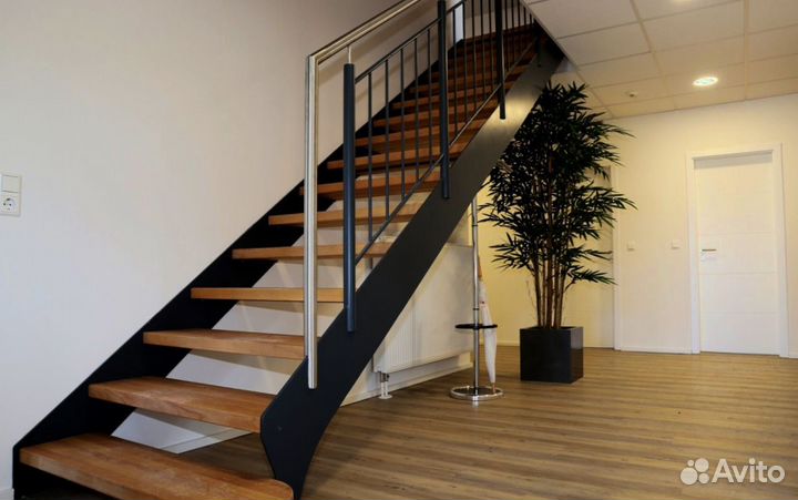 Облицовка ступеней породами дерева