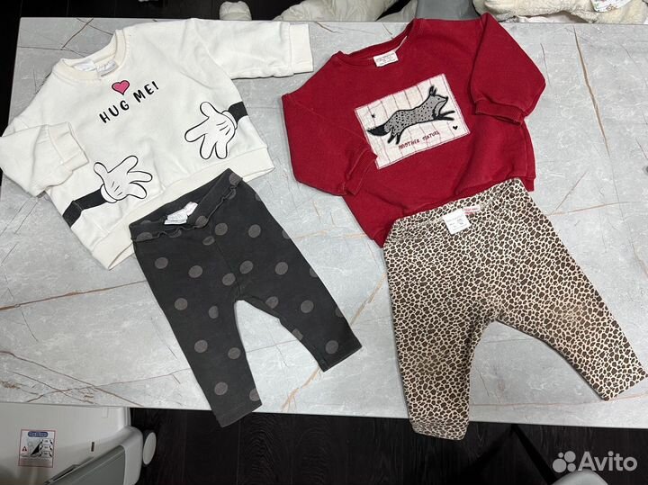 Пакет вещей Zara 3-6 / 6-9 месяцев