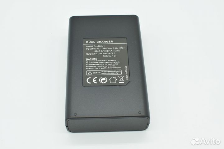 Двойное зарядное устройство DL-BLN1 Micro USB