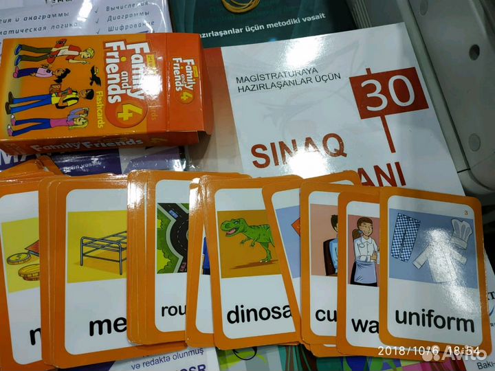 Карточки для обучения. Английский язык