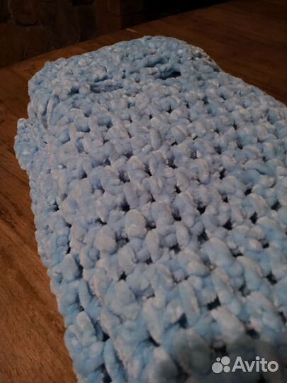 Палантин, накидка, плюш плюшевая ручная работа